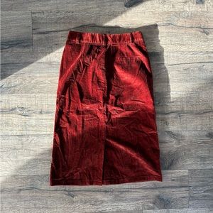 A.P.C. Corduroy Midi Skirt